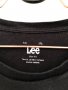 Черна тънка тениска LEE,XL, снимка 3