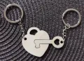 КЛЮЧОДЪРЖАТЕЛИ комплект 2 броя, 1 сърце и 1 ключ, снимка 1