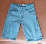 Levi's дънкови панталонки за 11-12г.момче, с регулиращи копчета в кръста, тюркоазена, снимка 3