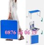 Къмпинг сгъваема маса с 120х60 см с 4 бр. столчета, градинска маса, снимка 2