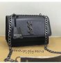 Черна чанта YSL код SG 591, снимка 1 - Чанти - 33556591