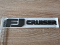 Емблема Надпис лого черен Тойота Toyota FJ cruiser, снимка 3