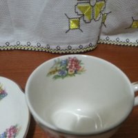 Английски порцелан сет за чай, снимка 8 - Антикварни и старинни предмети - 42868042