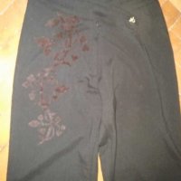 Еластичен панталон с декорации от щампа / широки крачоли , снимка 3 - Панталони - 31104066