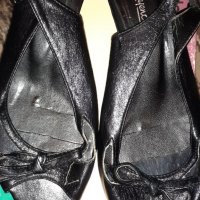 Дамски черни сандали, снимка 1 - Сандали - 25181727