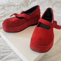 Червени обувки Camper, номер 36, снимка 7 - Дамски обувки на ток - 42769969