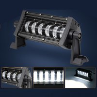 9D 27 СМ 120W Off-Road LED BAR с лупи Hi/Lo Къси и Дълги Светлини, снимка 1 - Аксесоари и консумативи - 44397243