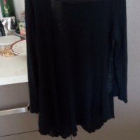 Дамска блуза тип жилетка с едно копче черна, снимка 8 - Жилетки - 35637647