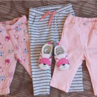 Дрехи за бебка 68-74 -80  размер, снимка 2 - Панталони и долнища за бебе - 38180090