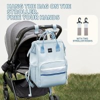 Нова Преносима многофункционална бебешка чанта Раница за пелени Майка, снимка 3 - Други - 42342124