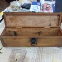 Стара дървена кутия за инструменти, снимка 5 - Други ценни предмети - 31053843
