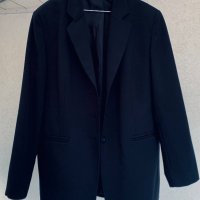 Стилно черно сако, снимка 1 - Сака - 42911966