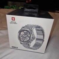 Smartwatch Swiss Military Швейцарски часовник НОВ,неразпечатван, снимка 1 - Мъжки - 42351228