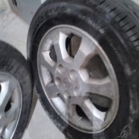 Продавам оригинални джанти за Опел Зафира 15" /5*110/ и летни гуми  Goodyear Excellence 195 / 65 R15, снимка 9 - Гуми и джанти - 29344702