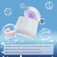 Нова Ултразвукова UV почистваща машина Избелване бижута тави стоматологични уред, снимка 2 - Друга електроника - 42364637