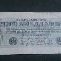 Колекционерска райх банкнота един милиард 1923година - 14635, снимка 1 - Нумизматика и бонистика - 29081055