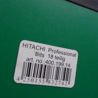 HITACHI Professional - BIT SET от надеждните  !!! ЧИСТО НОВ !!!  От DEUTSCHLAND / GERMANY  !!!, снимка 10 - Гедорета - 31646081