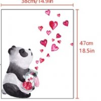 Стикер за стена с панда, снимка 3 - Декорация за дома - 30756018