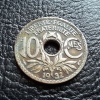 Стара монета 10 сантима 1932 г. Франция- красавица !, снимка 3 - Нумизматика и бонистика - 42211060