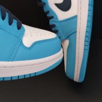 Nike Air Jordan 1 Low unc сини обувки маратонки размер 43 номер 42 налични маратонки нови ниски, снимка 2 - Маратонки - 39190651