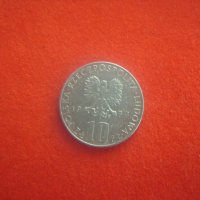 Монета-10 злоти 1977 г.-Полша., снимка 1 - Нумизматика и бонистика - 29560484