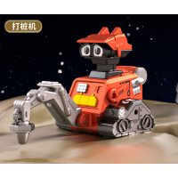 Подвижен робот играчка с дизайн на строителна машина , снимка 5 - Коли, камиони, мотори, писти - 42914448