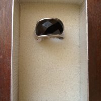Уникален пръстен( Унисекс ) с естествен оникс от медицинска стомана, снимка 5 - Пръстени - 32023466