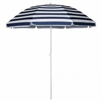 3000053623 Плажен,градински чадър чупещ XL син AG228, снимка 1 - Градински мебели, декорация  - 37154402
