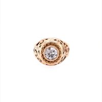 Златен мъжки пръстен 4,99гр. размер:56 14кр. проба:585 модел:20197-1, снимка 1 - Пръстени - 42811220