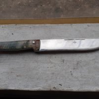 Стар български касапски нож, снимка 2 - Антикварни и старинни предмети - 39827365