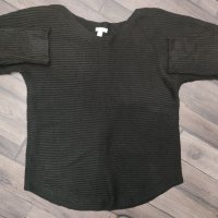 Продавам дамска черна блуза , снимка 4 - Блузи с дълъг ръкав и пуловери - 39356732