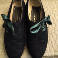 РАЗПРОДАЖБА Страхотни италиански обувки естествен велур , снимка 2 - Дамски ежедневни обувки - 31653210
