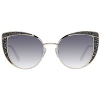 SWAROVSKI 🍊 Дамски слънчеви очила CAT EYE GOLD "BLACK CRYSTALS" нови с кутия, снимка 3 - Слънчеви и диоптрични очила - 40752546