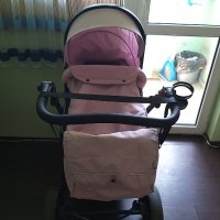 Розова количка Loreli , снимка 1 - Детски колички - 37008082
