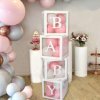 Кутии за балони BABY бебешка украса, снимка 1 - Други - 42417852