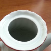 Български порцелан кана чайник, снимка 6 - Антикварни и старинни предмети - 40306175