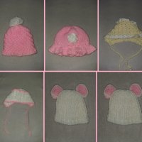 Бебешки шапки и ръкавички, снимка 2 - Шапки, шалове и ръкавици - 32303570