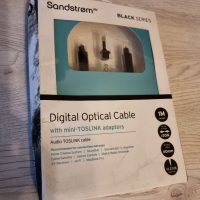 Sandstrom black series Digital Optical Cable 1m, снимка 1 - Други - 36540234