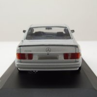 Mercedes 560 SEC AMG Widebody 1990 - мащаб 1:43 на Solido моделът е нов в PVC дисплей-кейс, снимка 6 - Колекции - 42727216