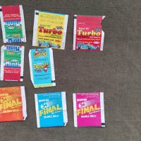 Продавам опаковки от дъвки: Турбо , Минути ,Финал..., снимка 1 - Колекции - 37891801