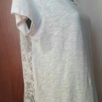Бледо розова нежна блуза - памук 🍀❤M/L,L🍀❤арт.033, снимка 1 - Тениски - 30158133