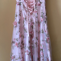 Бална рокля размер М 3D Флорални мотиви , снимка 2 - Рокли - 44572423