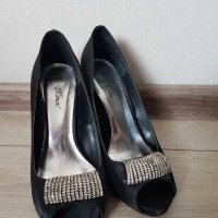 ПРОМО! Дамски обувки с ток Мегияс, снимка 5 - Дамски обувки на ток - 27390806