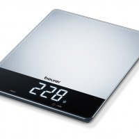 Везна, Beurer KS 34 XL kitchen scale; Stainless steel weighing surface; Magic LED; 15 kg / 1 g, снимка 3 - Електронни везни - 38423743