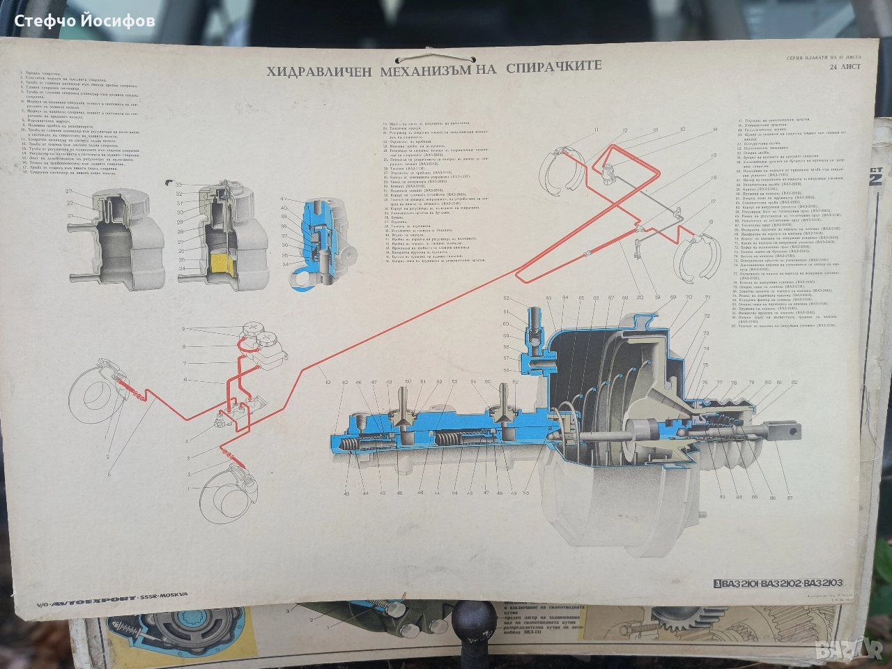 Учебни табла за автомобил ВАЗ, снимка 1