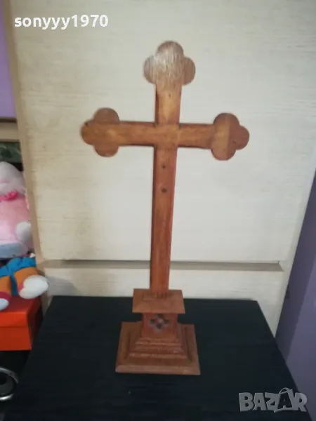голям дървен кръст 1111241546, снимка 1