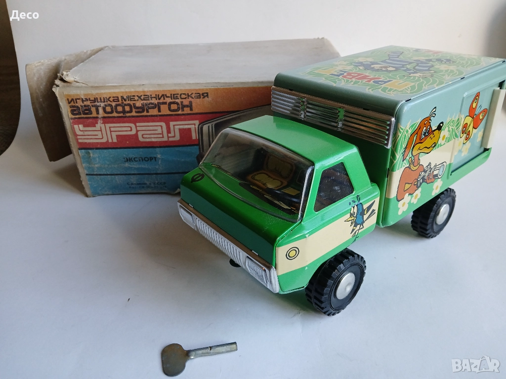 Стара руска играчка камион., снимка 1