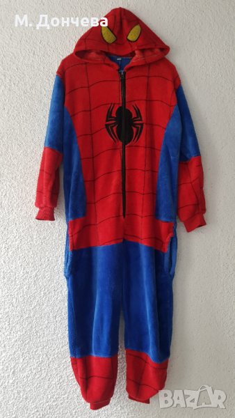 Поларен гащеризон Спайдърмен 8-10 години, снимка 1