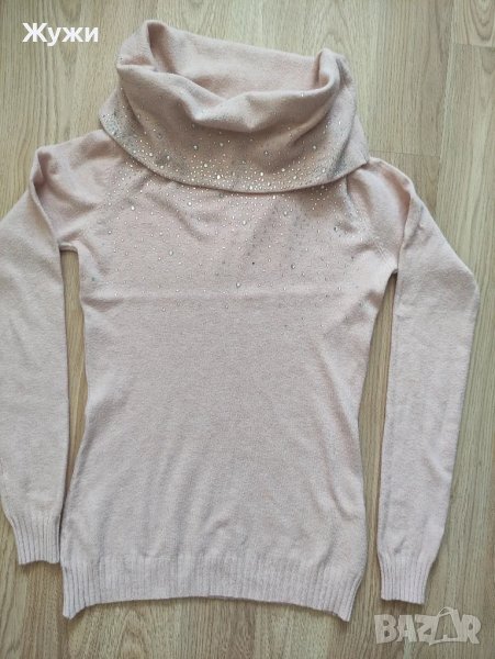 ДАМСКА блуза с камъчета, размер S М , снимка 1