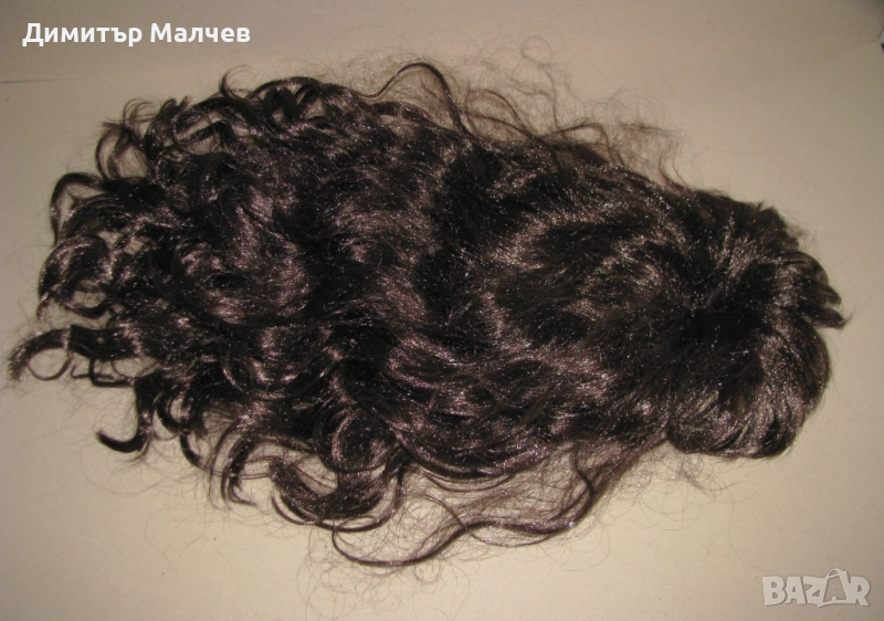 Перука от изкуствена коса 60 см вълниста, отлична, снимка 1